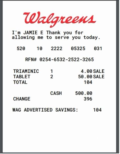 State ZIP Code. . 800 number for walgreens